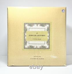 Johnson Brothers Friendly Village 20-Piece Ceramic Dinnerware Set, Service 4