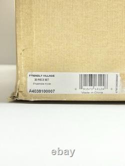 Johnson Brothers Friendly Village 20-Piece Ceramic Dinnerware Set, Service 4