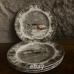 Johnson Brothers Friendly Village 28 Piece Place Setting England Vintage Marks