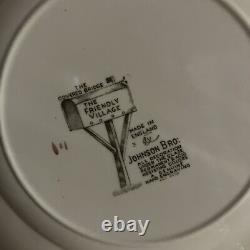 Johnson Brothers Friendly Village 28 Piece Place Setting England Vintage Marks