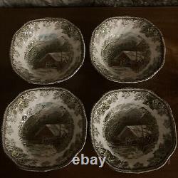 Johnson Brothers Friendly Village 28 Piece Place Setting England Vintage Marks