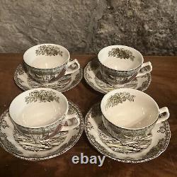 Johnson Brothers Friendly Village 28 Piece Place Setting England Vintage Marks