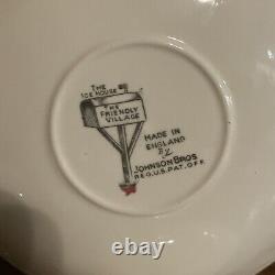 Johnson Brothers Friendly Village 28 Piece Place Setting England Vintage Marks