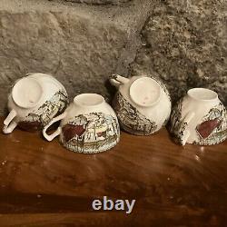 Johnson Brothers Friendly Village 28 Piece Place Setting England Vintage Marks