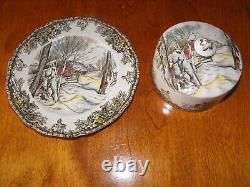 Johnson Brothers Friendly Village Covered Round Butter Dish