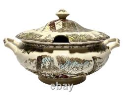 Johnson Brothers Friendly Village Soup Tureen with Lid 11 1/2 England