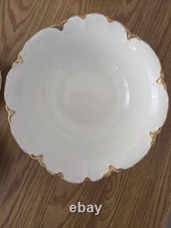 Johnson Brothers Gold Trim China Tea Set 23 Piece, Cups & Saucers, Plates, Bowl