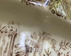 Johnson Brothers HTF 17 X 14 Wild Turkeys Native American Windsor Ware Platter