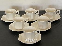 Johnson Brothers Heritage 6 Cups with Saucers + Ravier