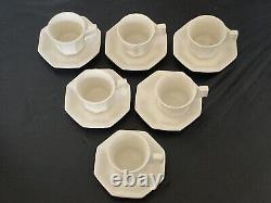 Johnson Brothers Heritage 6 Cups with Saucers + Ravier