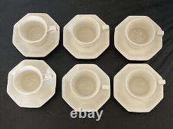 Johnson Brothers Heritage 6 Cups with Saucers + Ravier