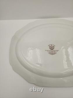 Johnson Brothers Heritage Hall Brown Multicolor 20 Serving Platter England Nice