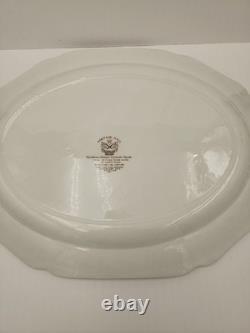 Johnson Brothers Heritage Hall Brown Multicolor 20 Serving Platter England Nice