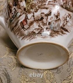 Johnson Brothers Heritage Hall Brown Multicolor Dinnerware Plates + (13 pieces)