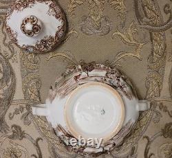 Johnson Brothers Heritage Hall Brown Multicolor Dinnerware Plates + (13 pieces)