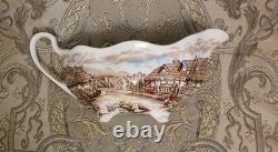 Johnson Brothers Heritage Hall Brown Multicolor Dinnerware Plates + (13 pieces)