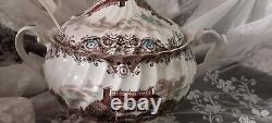 Johnson Brothers Heritage Hall Brown Tureen with Lid, Ladel Georgian Townhouse