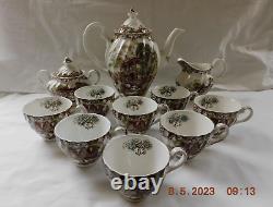 Johnson Brothers Heritage Hall French Provincial Coffee Set 13 Pieces Unused s22