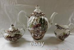 Johnson Brothers Heritage Hall French Provincial Coffee Set 13 Pieces Unused s22