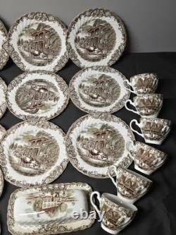 Johnson Brothers Heritage Hall Ironstone Dishes Pattern 441129 Pieces