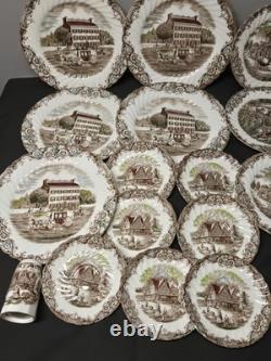Johnson Brothers Heritage Hall Ironstone Dishes Pattern 441129 Pieces