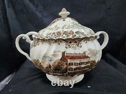 Johnson Brothers Heritage Hall Tureen with Ladle