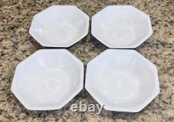Johnson Brothers Heritage White England Ironstone 8pc Set Plates Bowls Octagonal