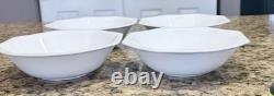 Johnson Brothers Heritage White England Ironstone 8pc Set Plates Bowls Octagonal