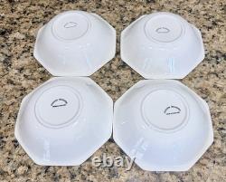 Johnson Brothers Heritage White England Ironstone 8pc Set Plates Bowls Octagonal