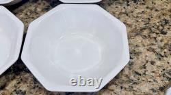 Johnson Brothers Heritage White England Ironstone 8pc Set Plates Bowls Octagonal