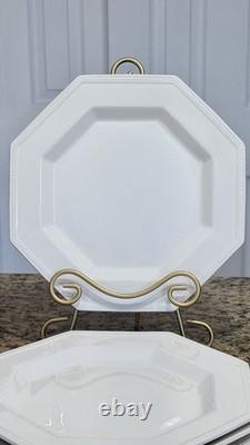 Johnson Brothers Heritage White England Ironstone 8pc Set Plates Bowls Octagonal