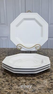 Johnson Brothers Heritage White England Ironstone 8pc Set Plates Bowls Octagonal