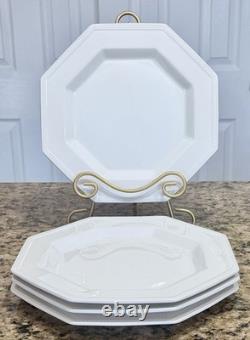 Johnson Brothers Heritage White England Ironstone 8pc Set Plates Bowls Octagonal