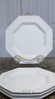 Johnson Brothers Heritage White England Ironstone 8pc Set Plates Bowls Octagonal