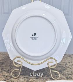 Johnson Brothers Heritage White England Ironstone 8pc Set Plates Bowls Octagonal