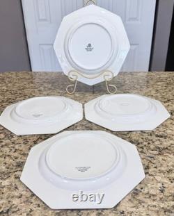 Johnson Brothers Heritage White England Ironstone 8pc Set Plates Bowls Octagonal