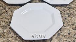 Johnson Brothers Heritage White England Ironstone 8pc Set Plates Bowls Octagonal