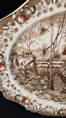 Johnson Brothers His Majesty 20 x 16 Turkey Serving Platter England EXCELLENT