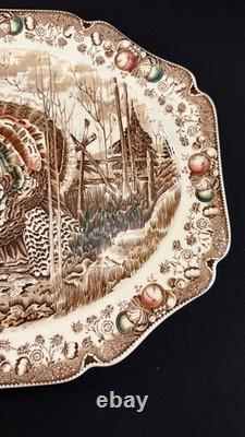 Johnson Brothers His Majesty 20 x 16 Turkey Serving Platter England EXCELLENT