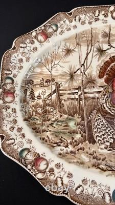 Johnson Brothers His Majesty 20 x 16 Turkey Serving Platter England EXCELLENT