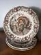 Johnson Brothers His Majesty England Turkey Dinner Plate Brown 10.75 Set Of 4