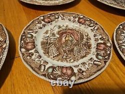 Johnson Brothers His Majesty Fall Thanksgiving Set Dinner Mugs Plates 19 Piece