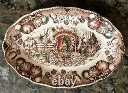 Johnson Brothers His Majesty Gravy Boat & Underplate Turkey Thanksgiving