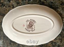 Johnson Brothers His Majesty Gravy Boat & Underplate Turkey Thanksgiving