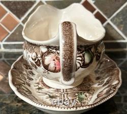 Johnson Brothers His Majesty Gravy Boat & Underplate Turkey Thanksgiving