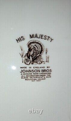 Johnson Brothers His Majesty Large 20 Inch Turkey Serving Platter England