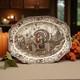 Johnson Brothers His Majesty Large Turkey Platter Thanksgiving 20l X 15 5/8w