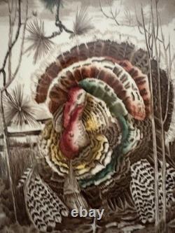 Johnson Brothers His Majesty Large Turkey Platter Thanksgiving 20L X 15 5/8W