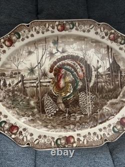 Johnson Brothers His Majesty Large Turkey Platter Thanksgiving 20L X 15 5/8W