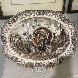 Johnson Brothers His Majesty Large Turkey Platter Thanksgiving 20L X 15.75W